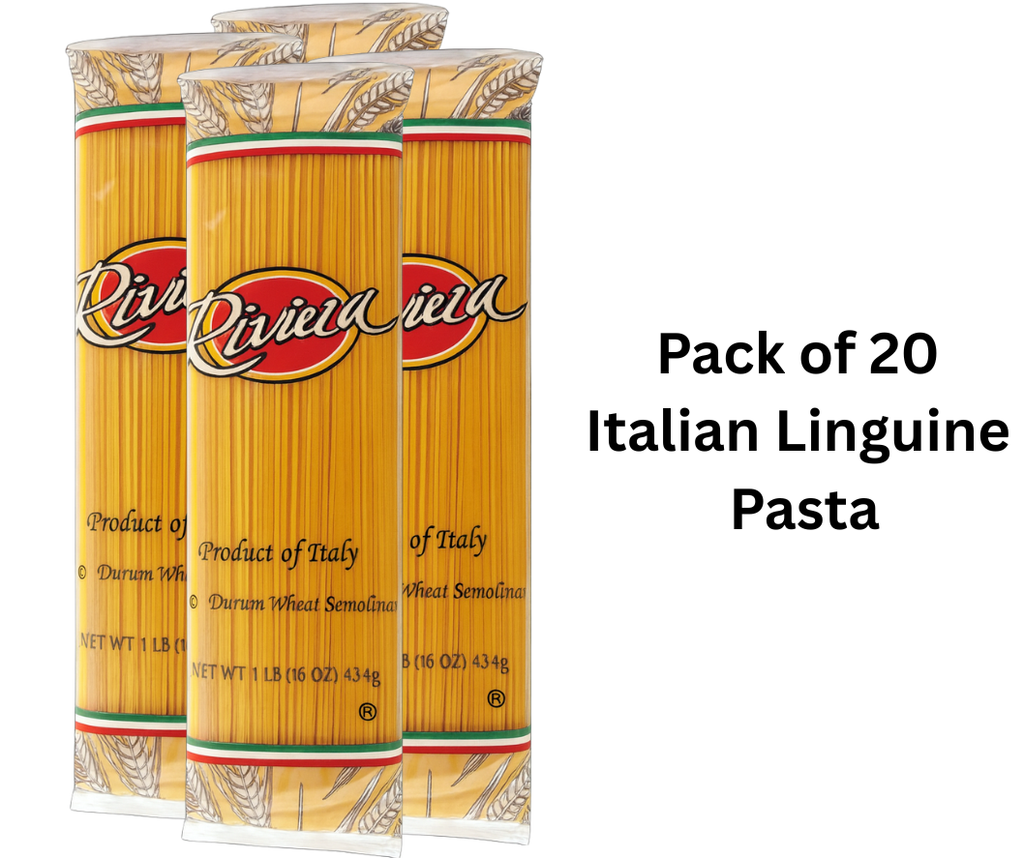Riviera Linguine Italian Pasta | Pack of 20